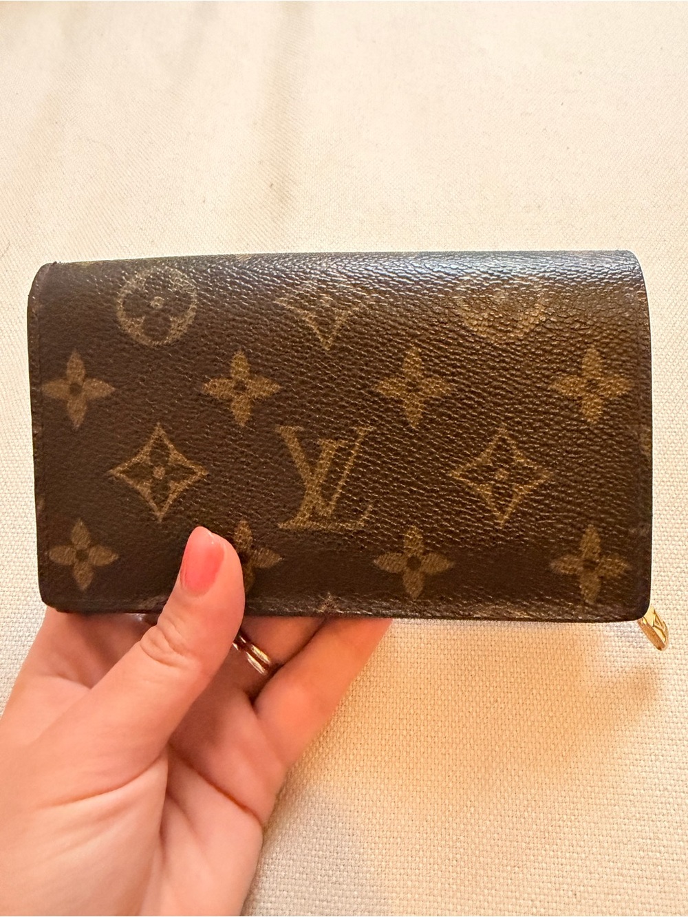 Louis Vuitton Brown Monogram Compact Wallet
